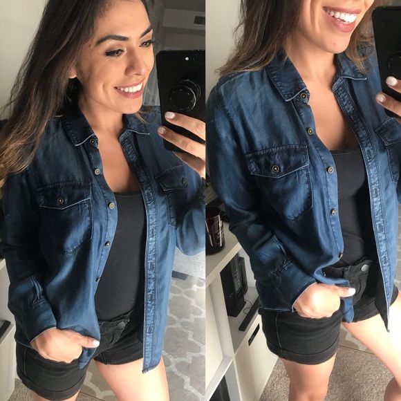 Nordstrom Tops - Brand new jean top! Nordstrom Tops - Brand new jean top!